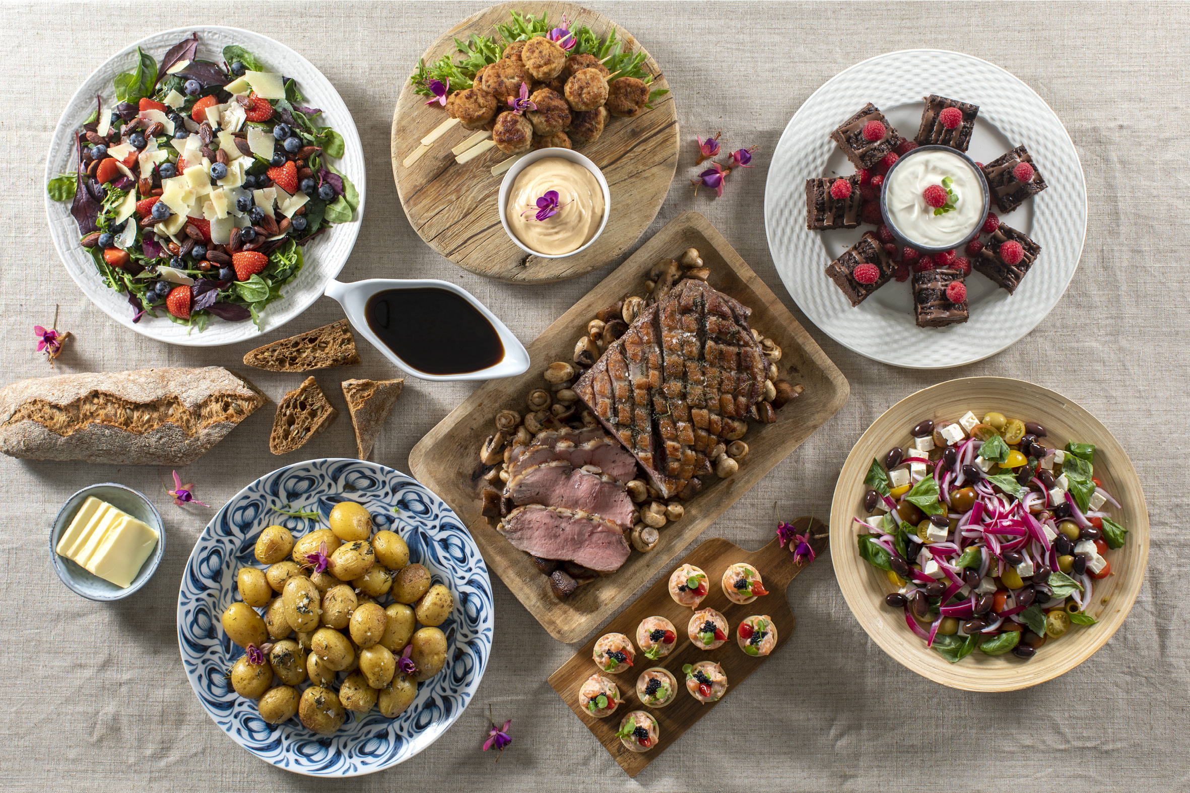 Sammensæt-selv buffet