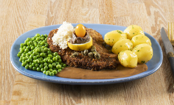 Wienerschnitzel mit alles